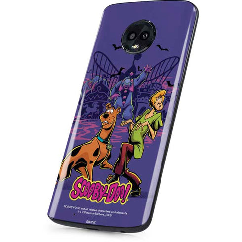 Scooby-Doo Shaggy and Ghost Clown Moto G6 Skin