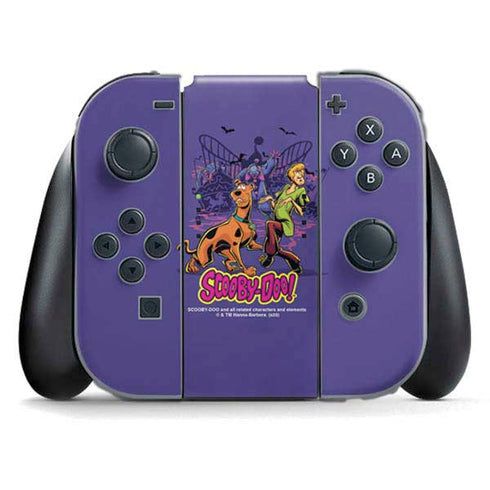Scooby-Doo Shaggy and Ghost Clown Nintendo Switch (2017-2021) Joy-Con Controller Skin