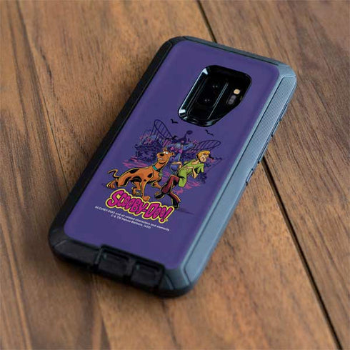 Scooby-Doo Shaggy and Ghost Clown Otterbox Defender Galaxy Skin