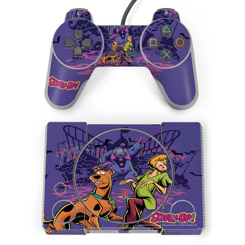 Scooby-Doo Shaggy and Ghost Clown PlayStation Classic Bundle Skin