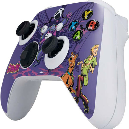 Scooby-Doo Shaggy and Ghost Clown Xbox Series S Controller Skin