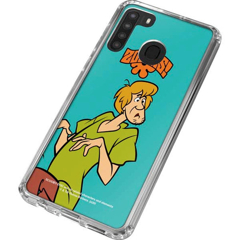 Scooby Doo Shaggy Galaxy A21 Clear Case