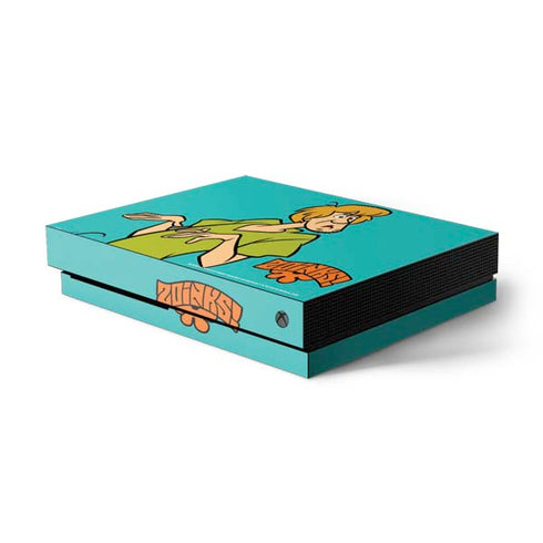 Scooby Doo Shaggy Xbox One X Console Skin