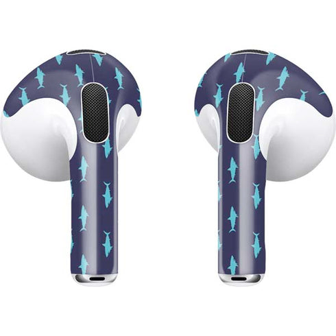 Shark Print Apple AirPods (3rd Gen 2021) Skin