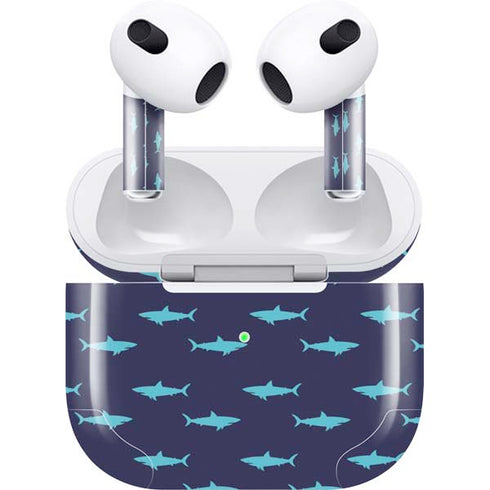 Shark Print Apple AirPods (3rd Gen 2021) Skin