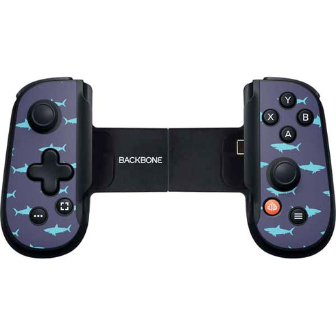 Shark Print Backbone One for iPhone Game Controller Skin