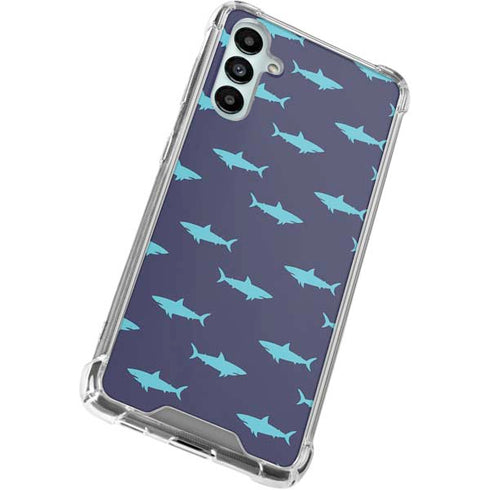 Shark Print Galaxy A15 5G Clear Case