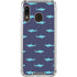 Shark Print Galaxy A30 Clear Case