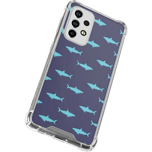 Shark Print Galaxy A53 5G Clear Case