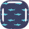 Shark Print Galaxy Buds Live Skin
