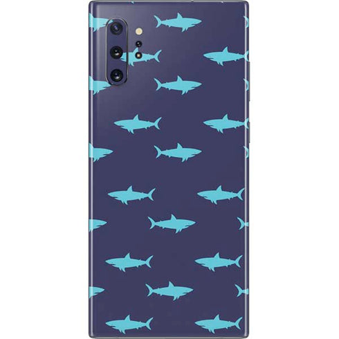 Shark Print Galaxy Note 10 Plus Skin
