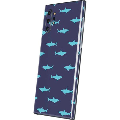 Shark Print Galaxy Note 10 Plus Skin