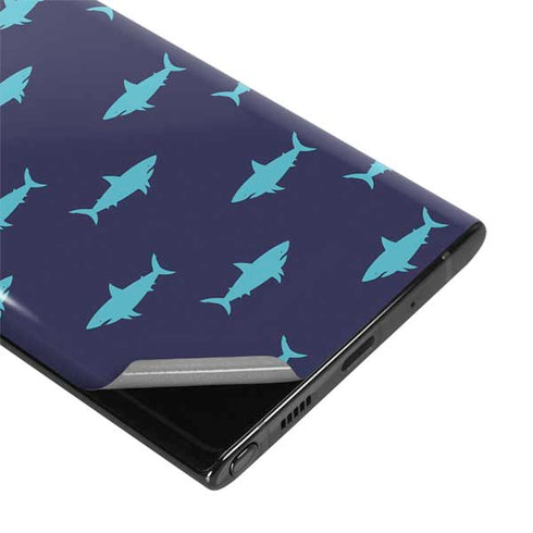 Shark Print Galaxy Note 10 Plus Skin