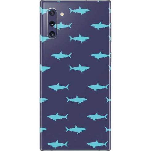 Shark Print Galaxy Note 10 Skin