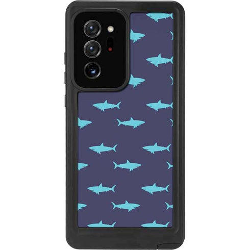 Shark Print Galaxy Note20 Ultra 5G Waterproof Case