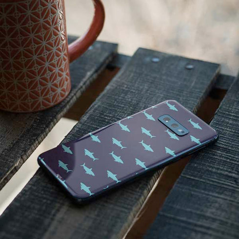 Shark Print Galaxy S10e Skin
