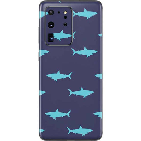 Shark Print Galaxy S20 Ultra 5G Skin