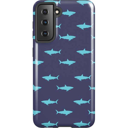 Shark Print Galaxy S21 5G Pro Case