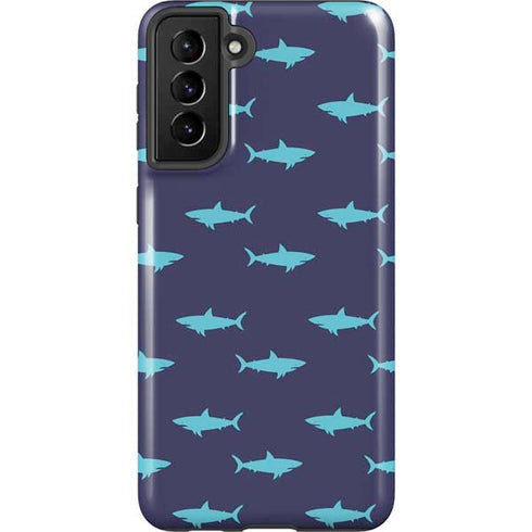 Shark Print Galaxy S21 Plus 5G Pro Case