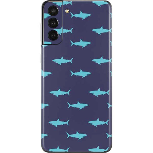 Shark Print Galaxy S21 Plus 5G Skin