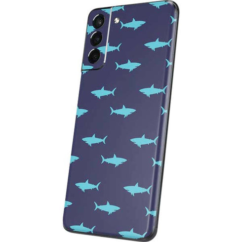 Shark Print Galaxy S21 Plus 5G Skin