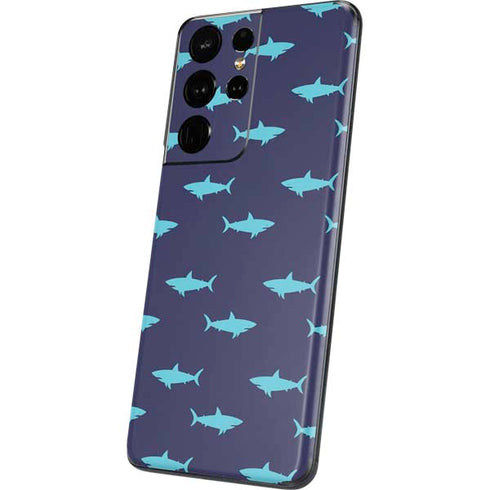 Shark Print Galaxy S21 Ultra 5G Skin