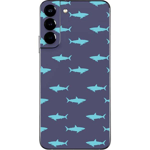 Shark Print Galaxy S22 Plus Skin