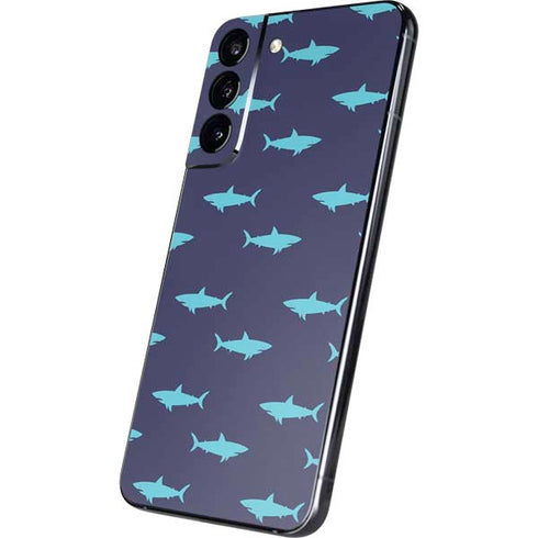Shark Print Galaxy S22 Plus Skin