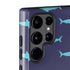 Shark Print Galaxy S22 Ultra Pro Case