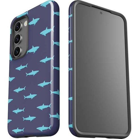 Shark Print Galaxy S23 Plus Pro Case