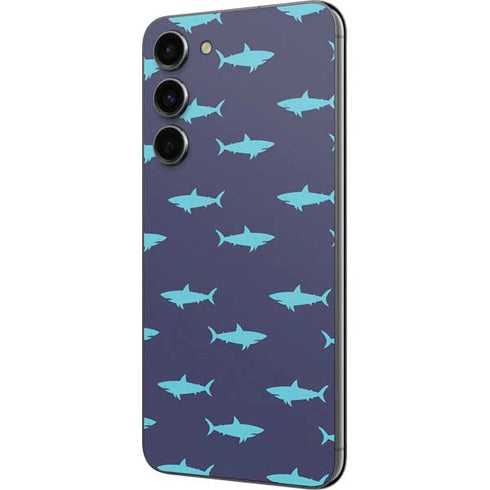 Shark Print Galaxy S23 Plus Skin