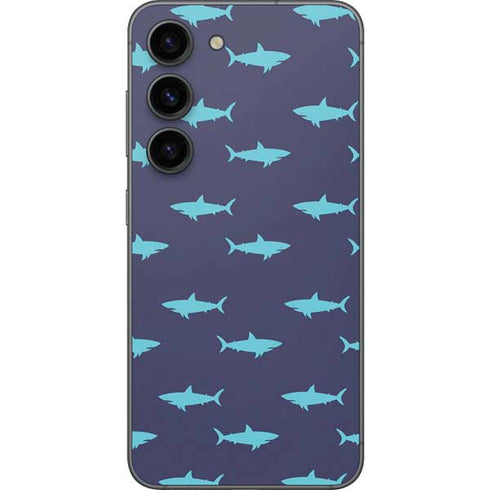 Shark Print Galaxy S23 Skin