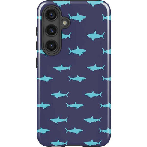 Shark Print Galaxy S24 Impact Case