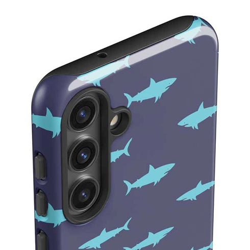 Shark Print Galaxy S24 Impact Case