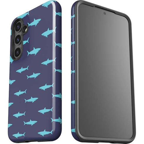 Shark Print Galaxy S24 Impact Case