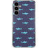 Shark Print Galaxy S24 Plus Clear Case