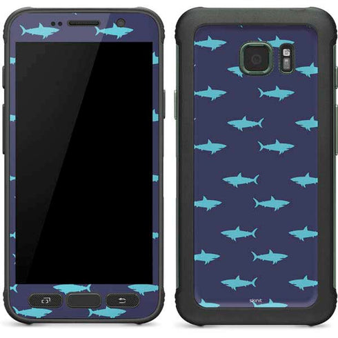Shark Print Galaxy S7 Active Skin