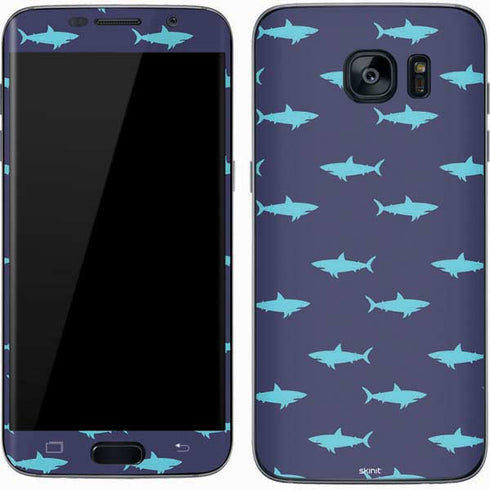 Shark Print Galaxy S7 Skin