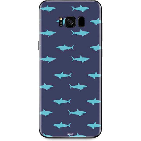 Shark Print Galaxy S8 Skin