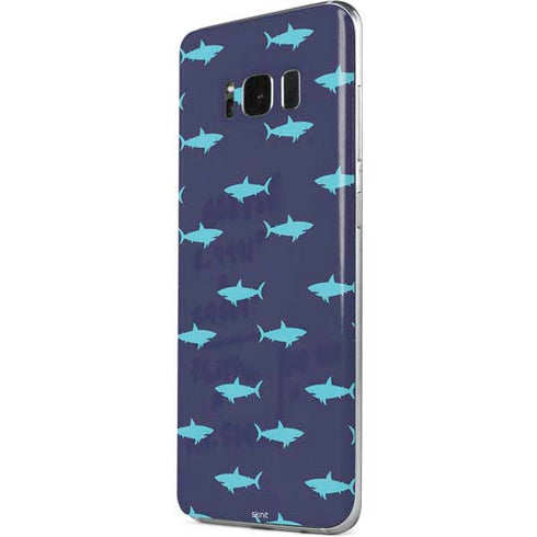 Shark Print Galaxy S8 Skin