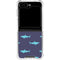 Shark Print Galaxy Z Flip5 5G Clear Case