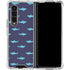 Shark Print Galaxy Z Fold4 5G Clear Case