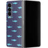 Shark Print Galaxy Z Fold4 5G Skin