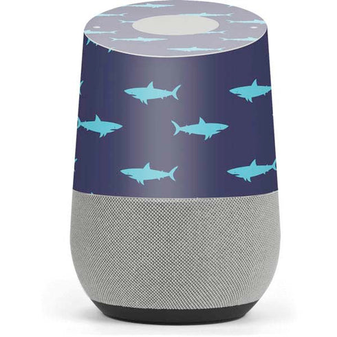 Shark Print Google Home Skin
