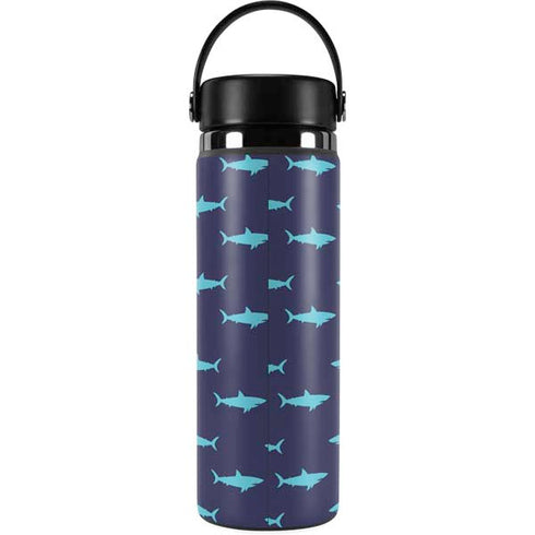 Shark Print Hydro Flask 20oz Wide Mouth Skin