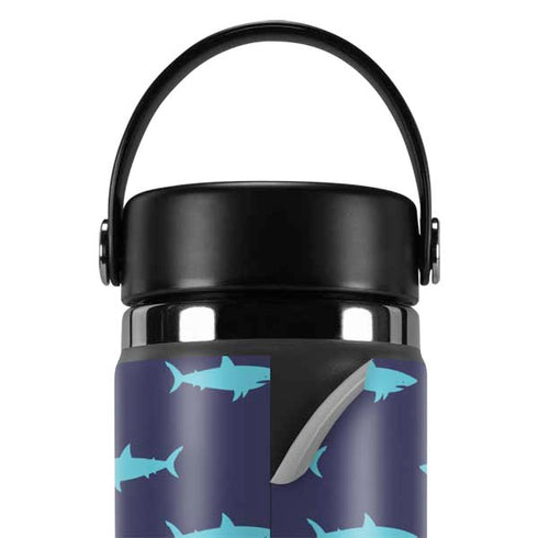 Shark Print Hydro Flask 20oz Wide Mouth Skin