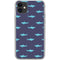 Shark Print iPhone 11 Clear Case