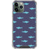 Shark Print iPhone 11 Pro Max Clear Case