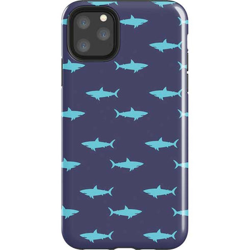 Shark Print iPhone 11 Pro Max Impact Case