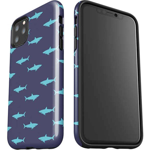 Shark Print iPhone 11 Pro Max Impact Case
